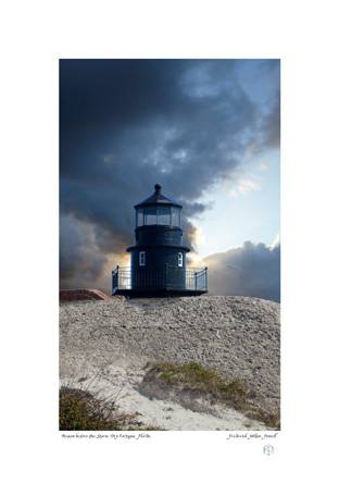 Beacon before the storm, Fort Jefferson